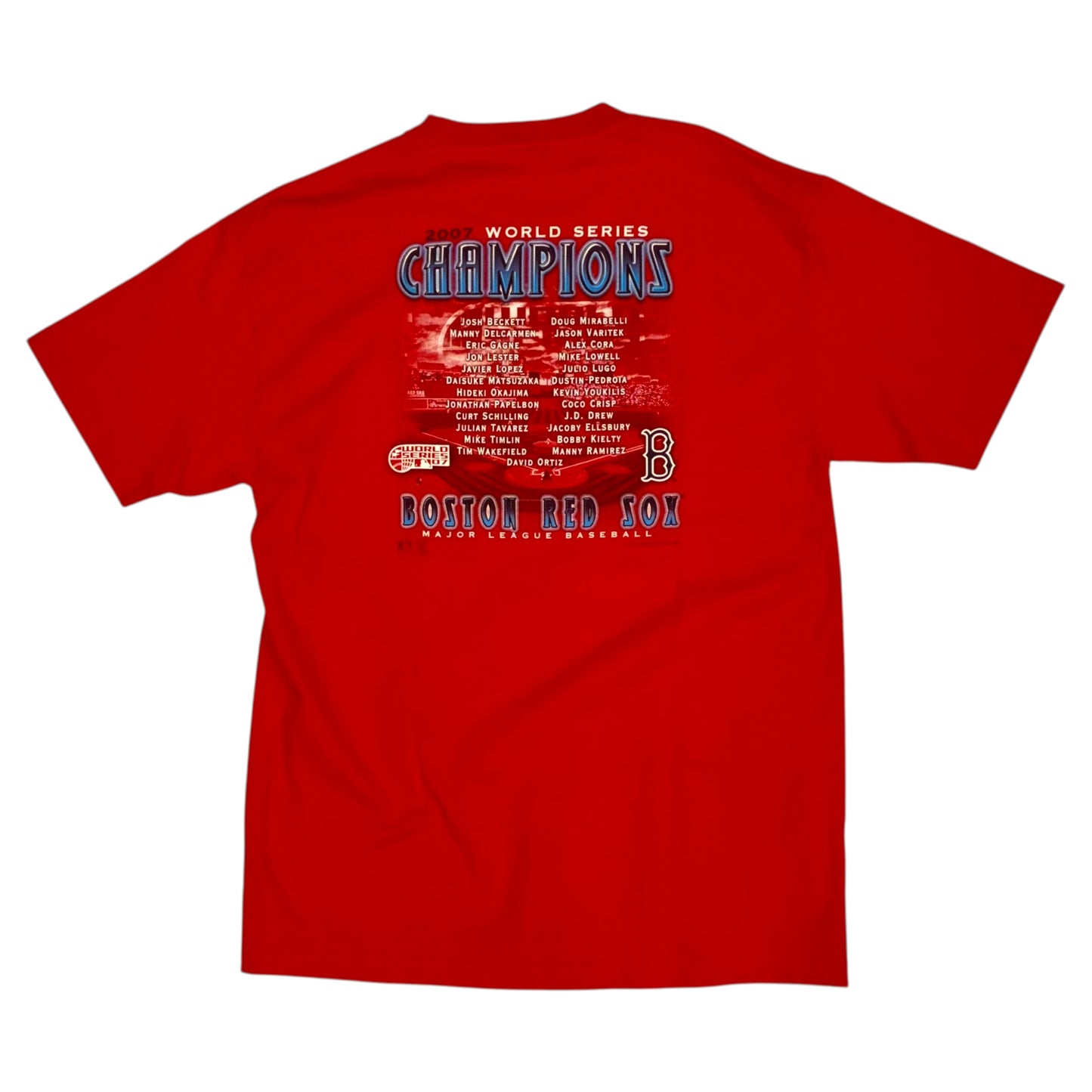 Delta - Boston Red Sox 2007 Vintage ALCS Graphic Deadstock T-Shirt
