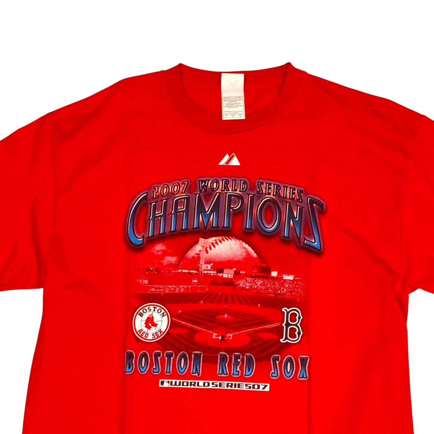 Delta - Boston Red Sox 2007 Vintage ALCS Graphic Deadstock T-Shirt