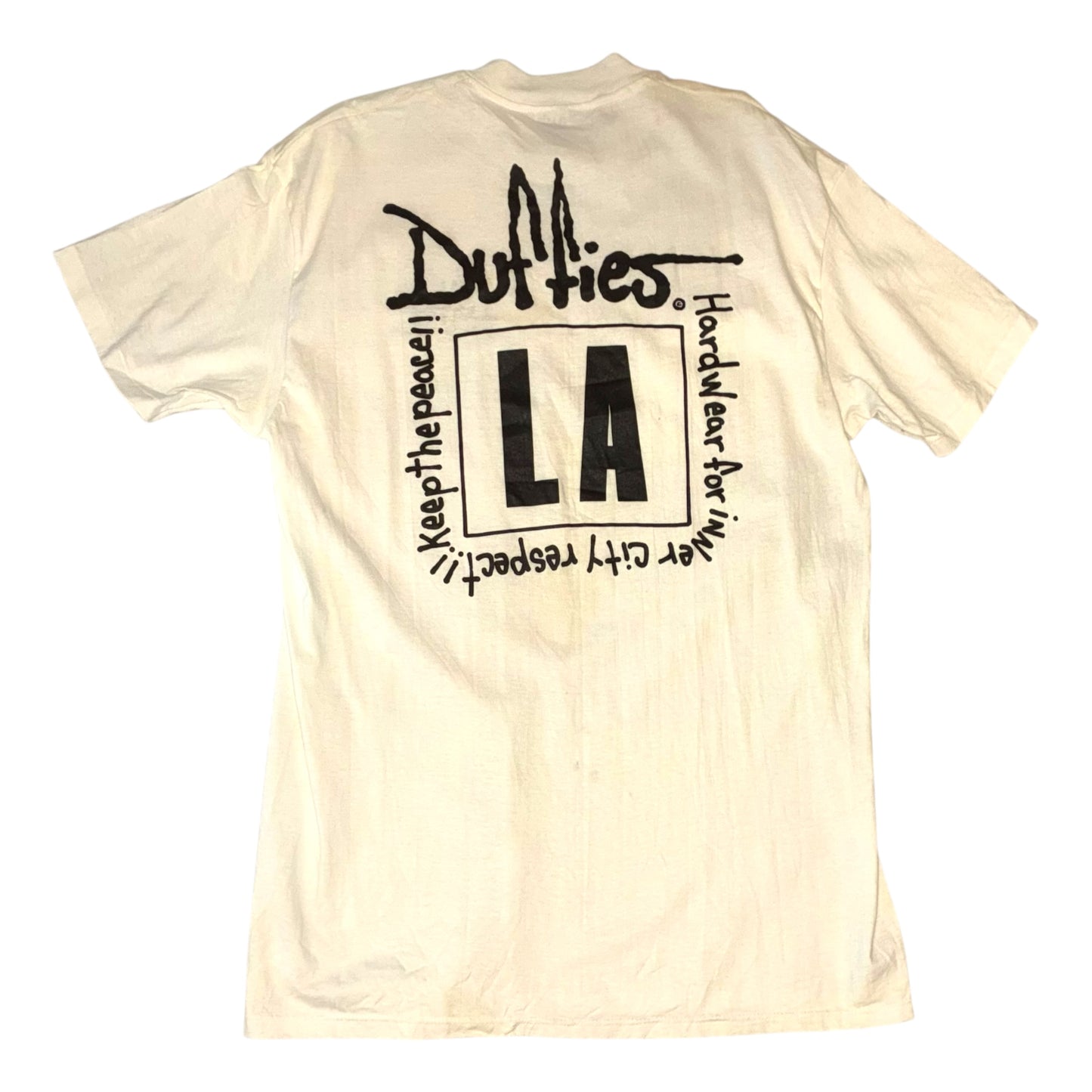 Stedman - Duffies Iner City Respect 90s Vintage Single Stitch T-Shirt