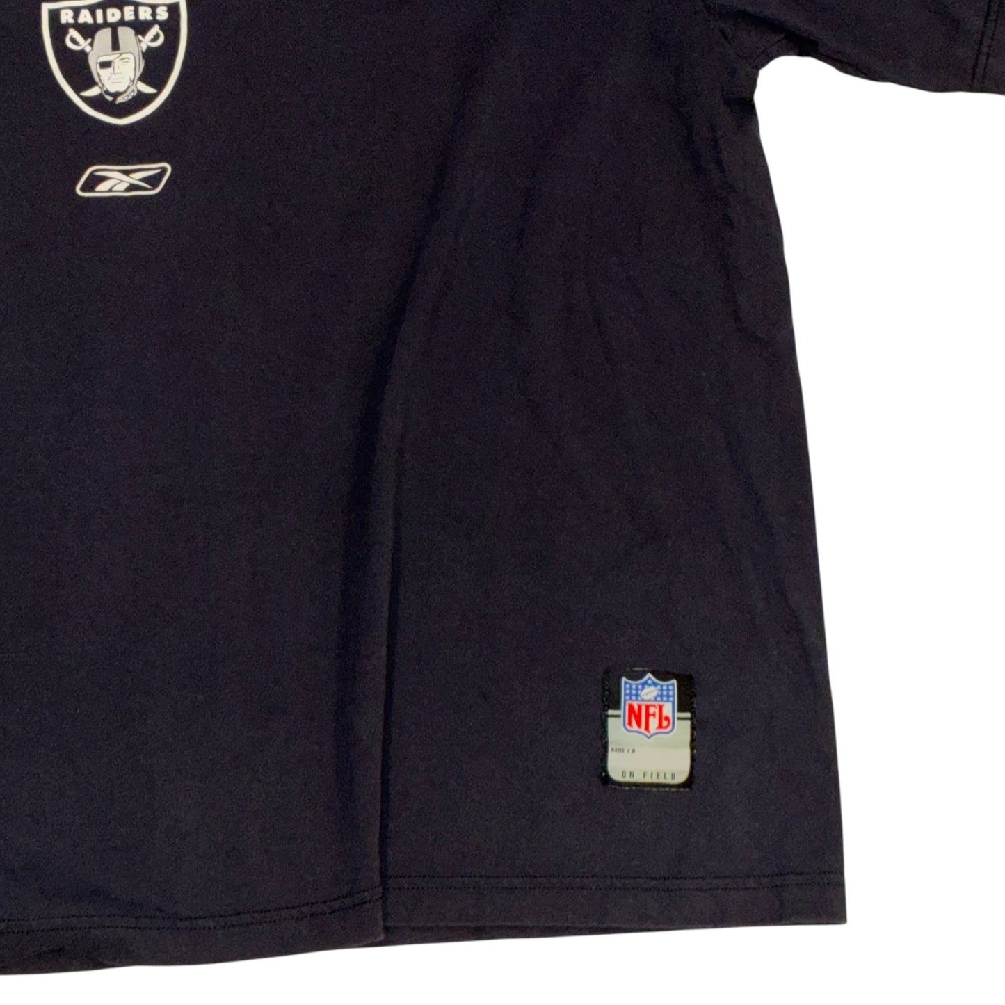 NFL x Reebok - Oakland Raiders Black Graphic T-Shirt