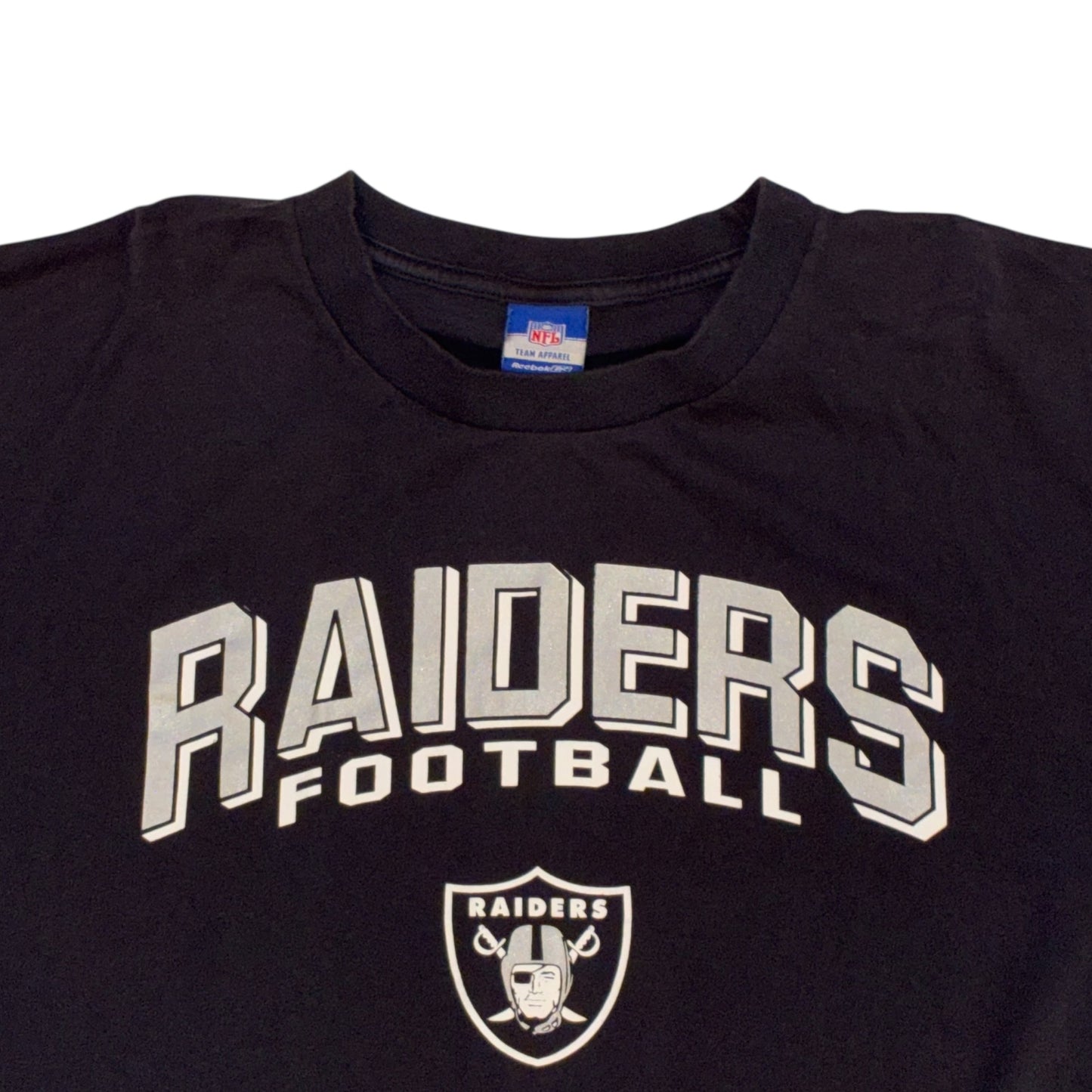 NFL x Reebok - Oakland Raiders Black Graphic T-Shirt