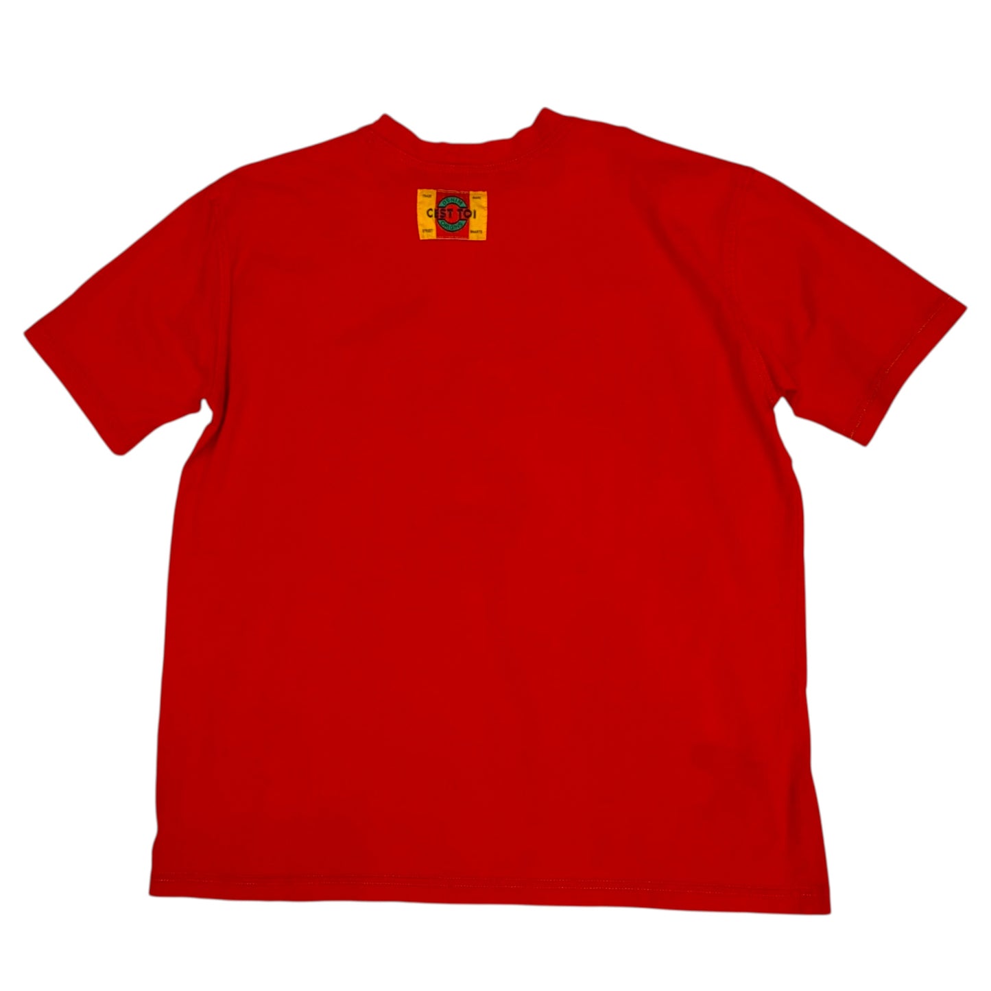 C'EST TOI - Red Pocket Vintage 90s T-Shirt