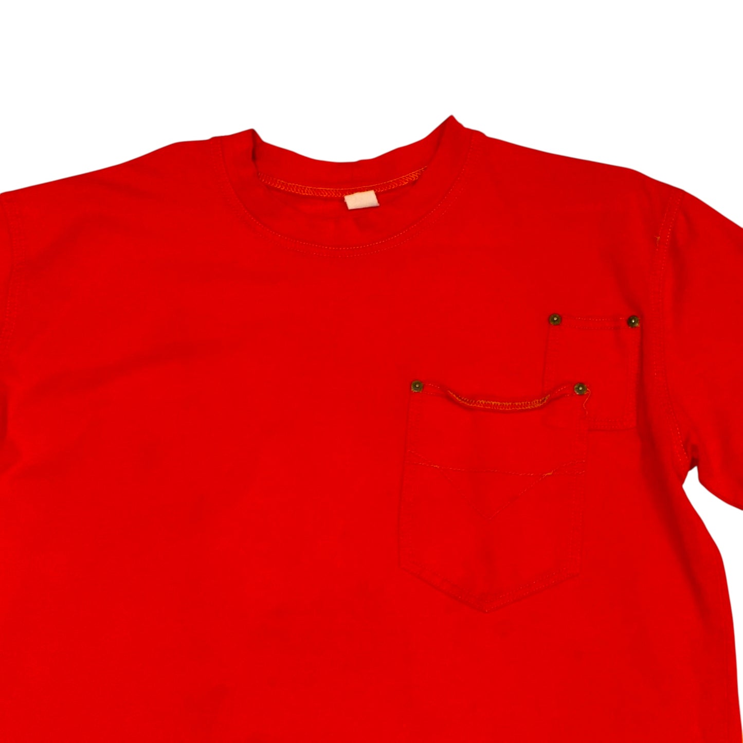 C'EST TOI - Red Pocket Vintage 90s T-Shirt