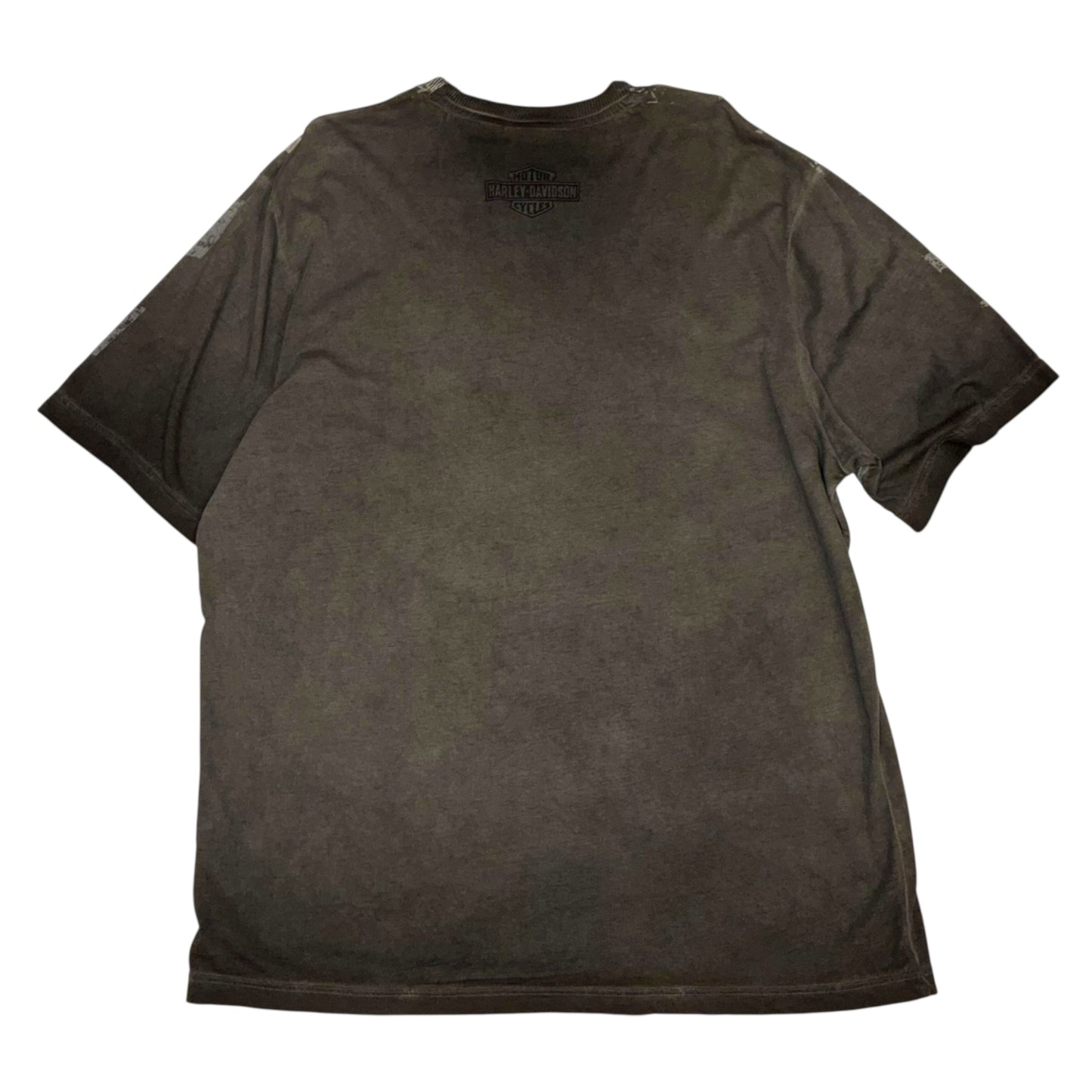 Harley Davidson - AOP Grey Graphic T-Shirt