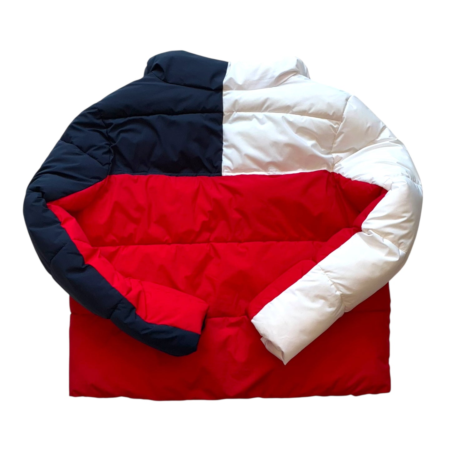 Tommy Hilfiger - Full Zip Red Navy Puffer Jacket
