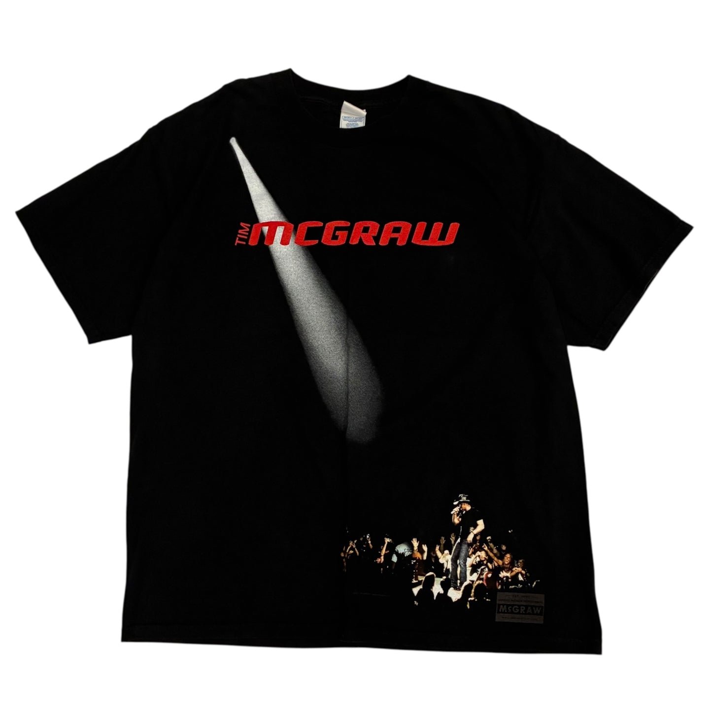 Alstyle - Tim Mcgraw Year of Tour Black T-Shirt