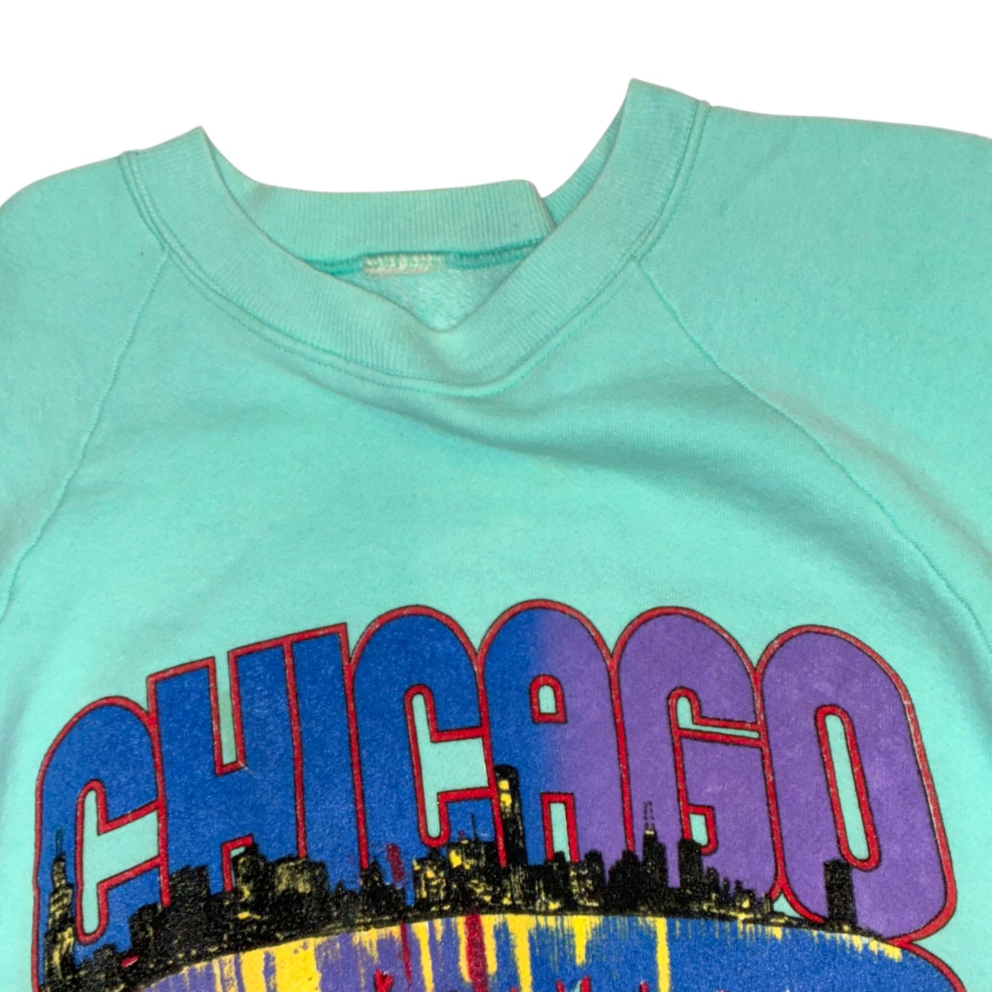 Fruit of the Loom - Chicago Graphic Vintage 80s Crewneck Sweatshirt