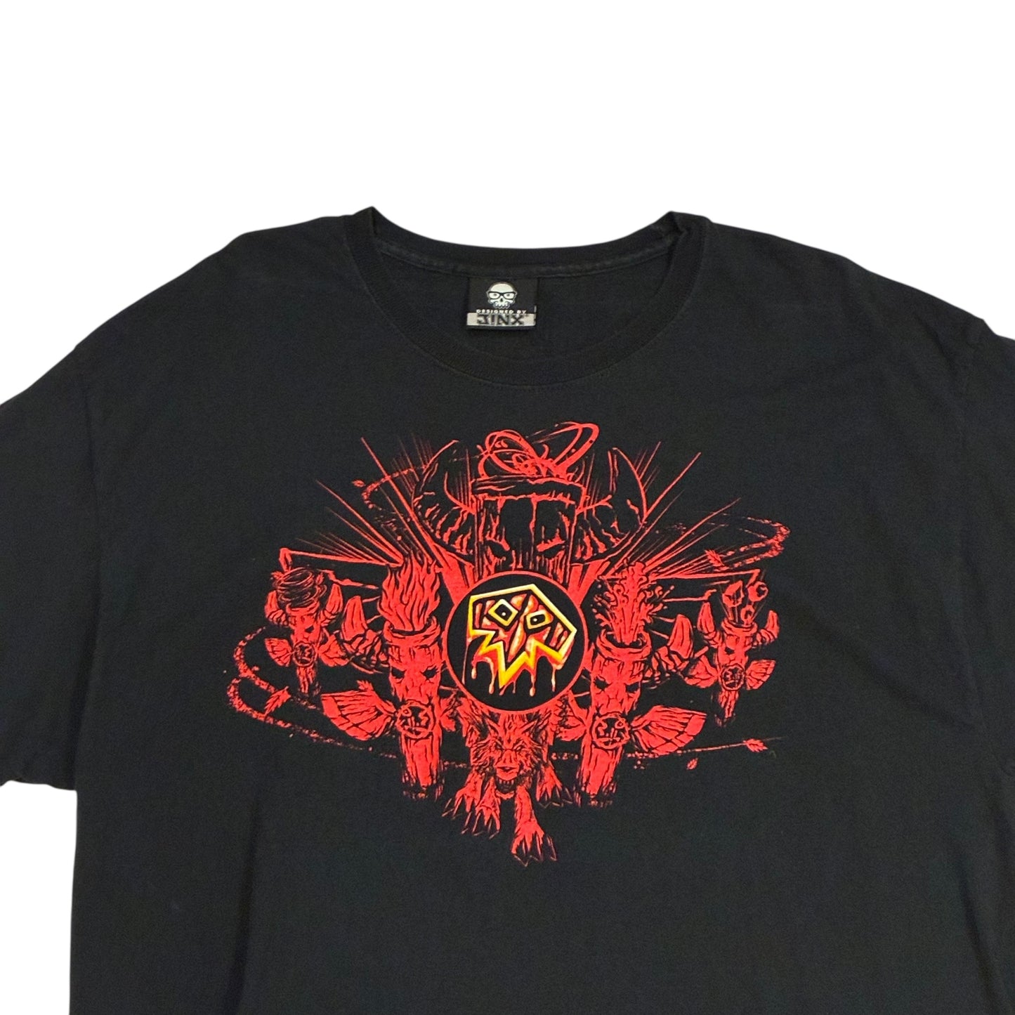 Designed by JINZ - World of Warcraft Black Graphic Vintage Y2K T-Shirt