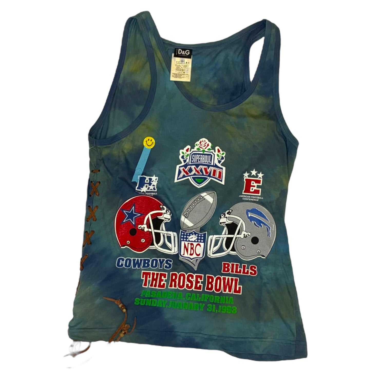 Dolce & Gabana - Vintage 1993 Superbowl Bills vs Cowboys Exclusive Womens Tank Top