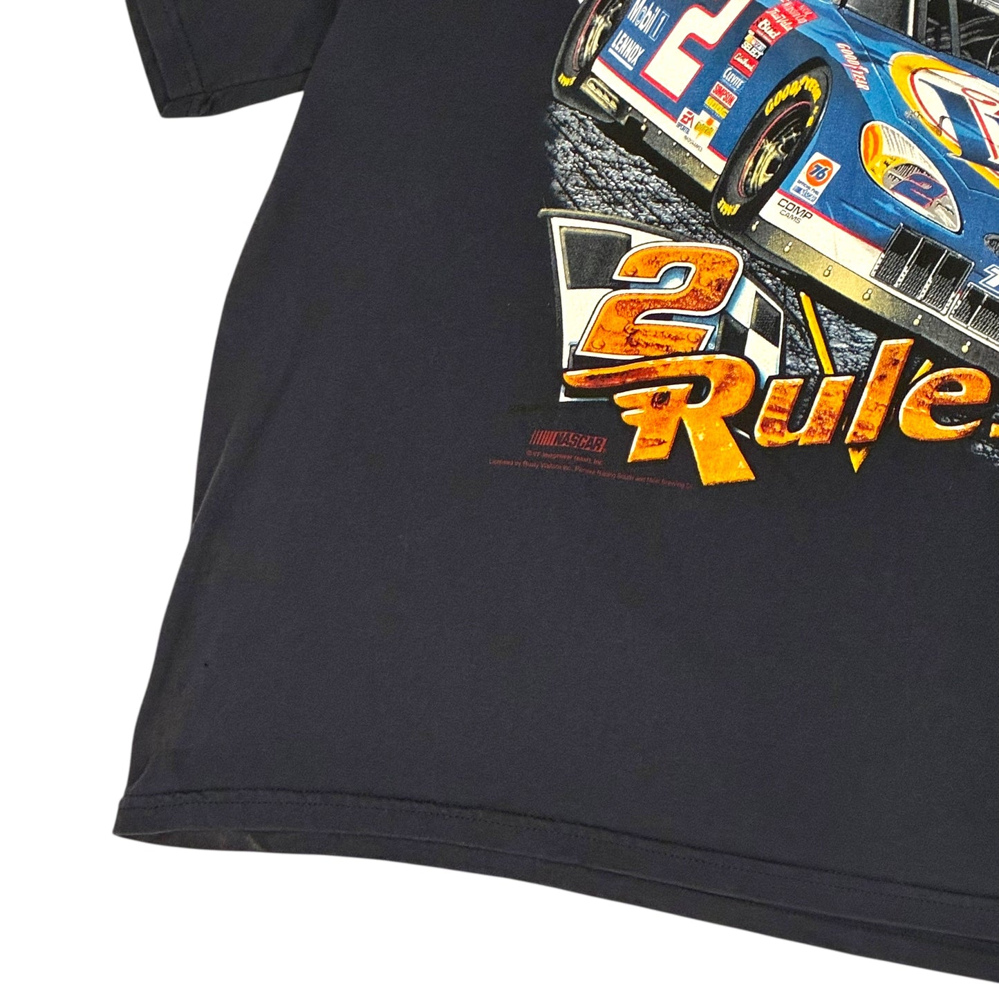 Chase Authentics - Rusty Wallace Navy Vintage 90s T-Shirt