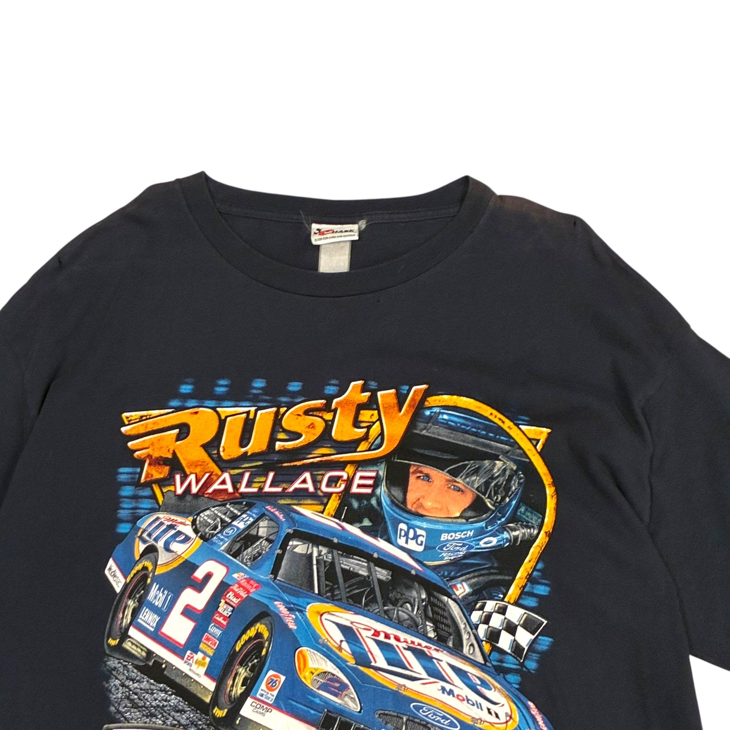 Chase Authentics - Rusty Wallace Navy Vintage 90s T-Shirt