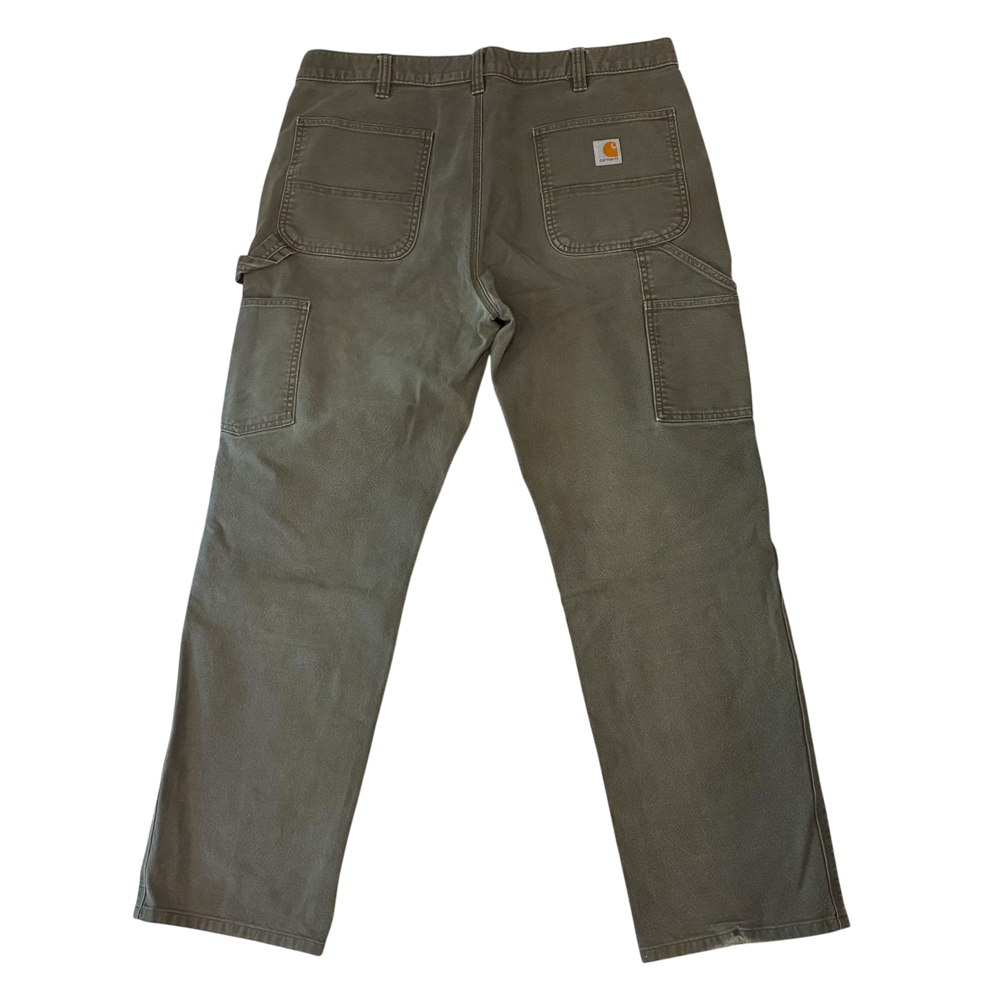 Carhartt - Relaxed Fit Olive Cargo Thrashed Painter Pants
