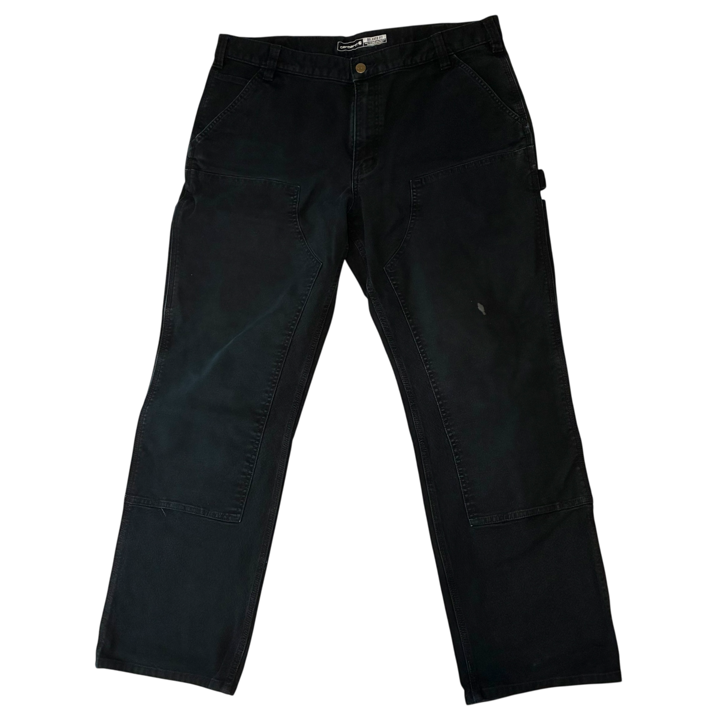 Carhartt - Relaxed Fit Black Double Knee Workwear Pants