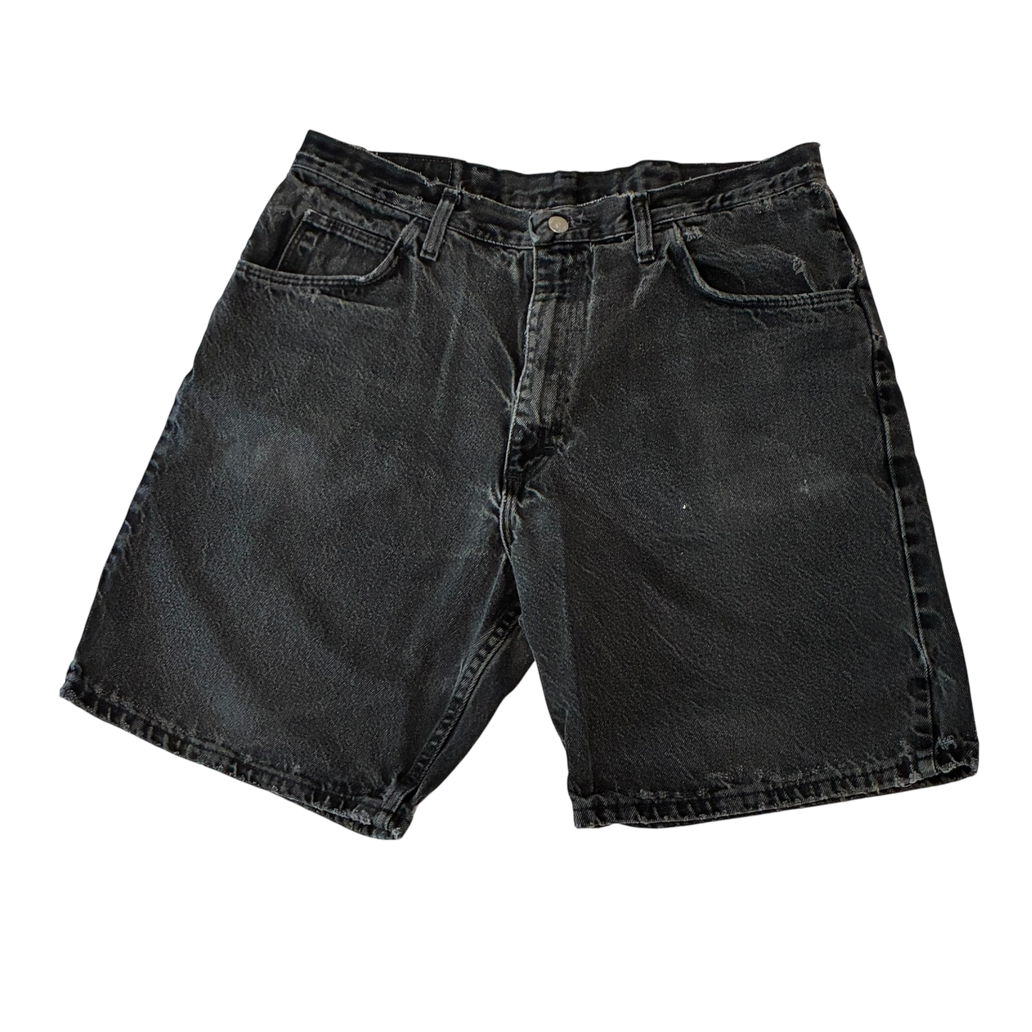 Wrangler - Vintage Y2K Black Denim Shorts