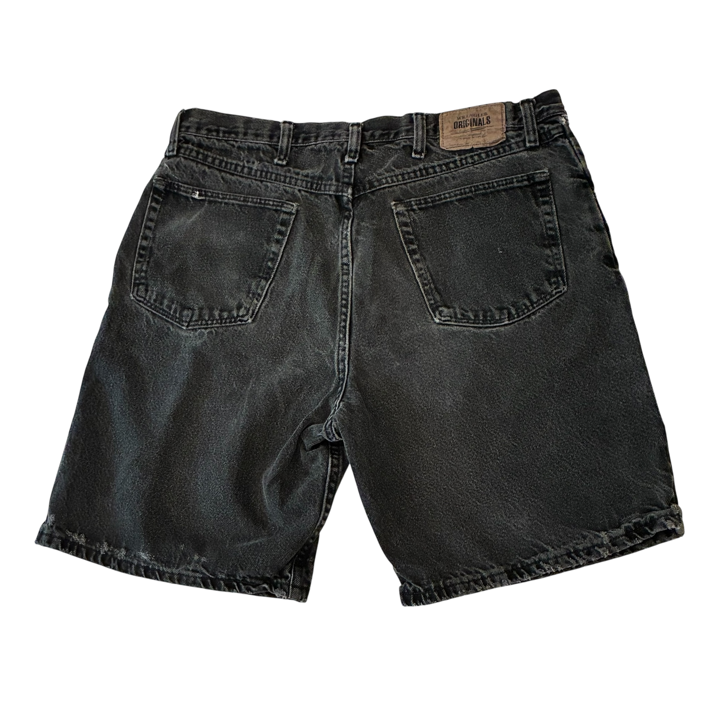 Wrangler - Vintage Y2K Black Denim Shorts
