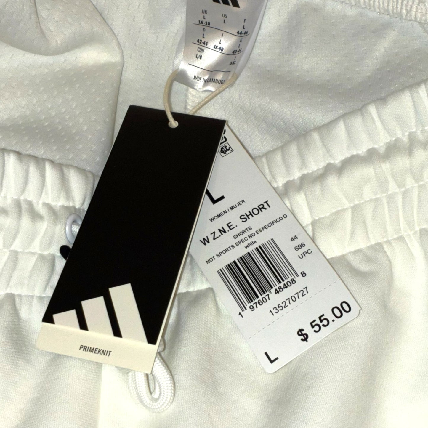 Adidas - W.Z.N.E. Women's White Deadstock Shorts