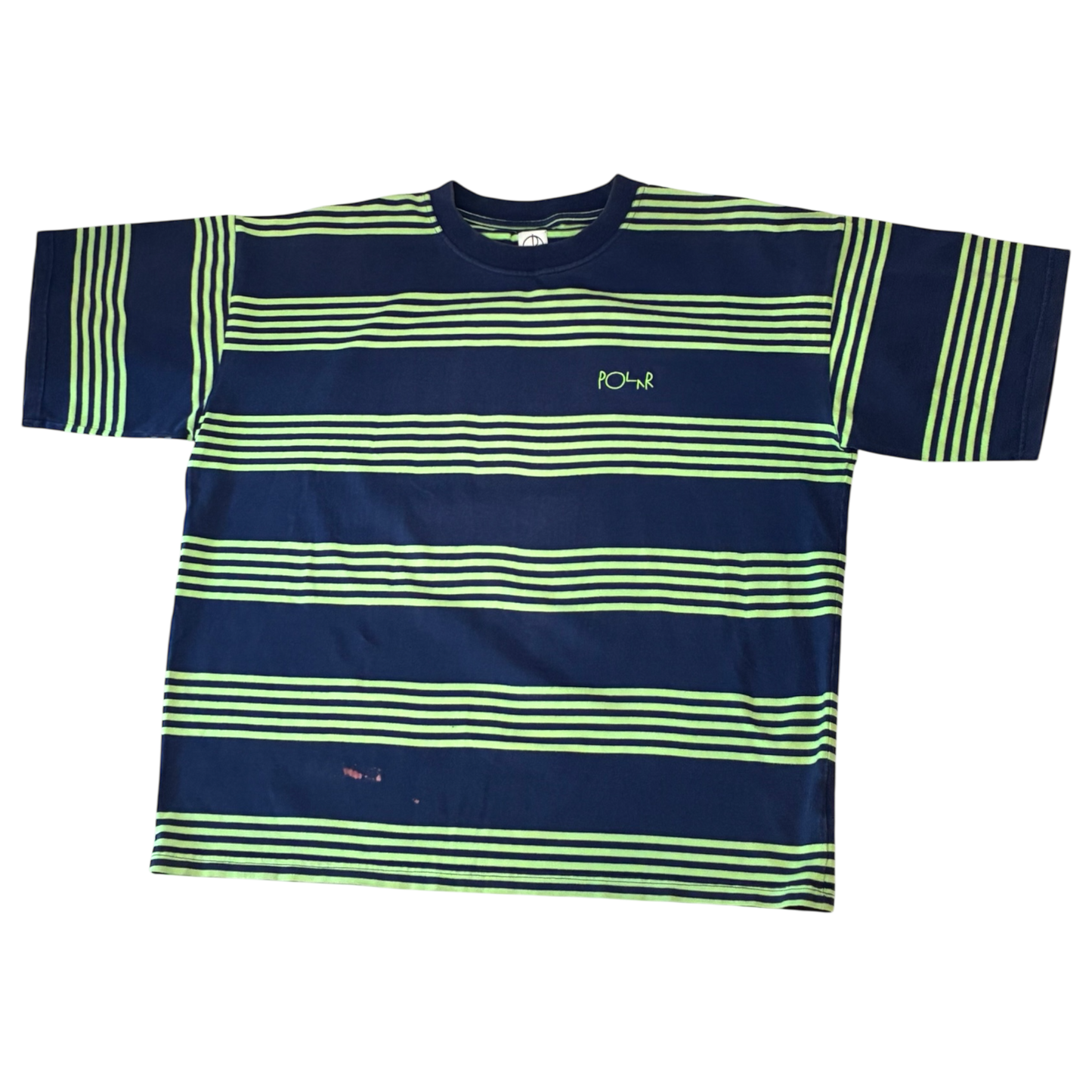 Poler - Navy/Yellow Striped T-Shirt