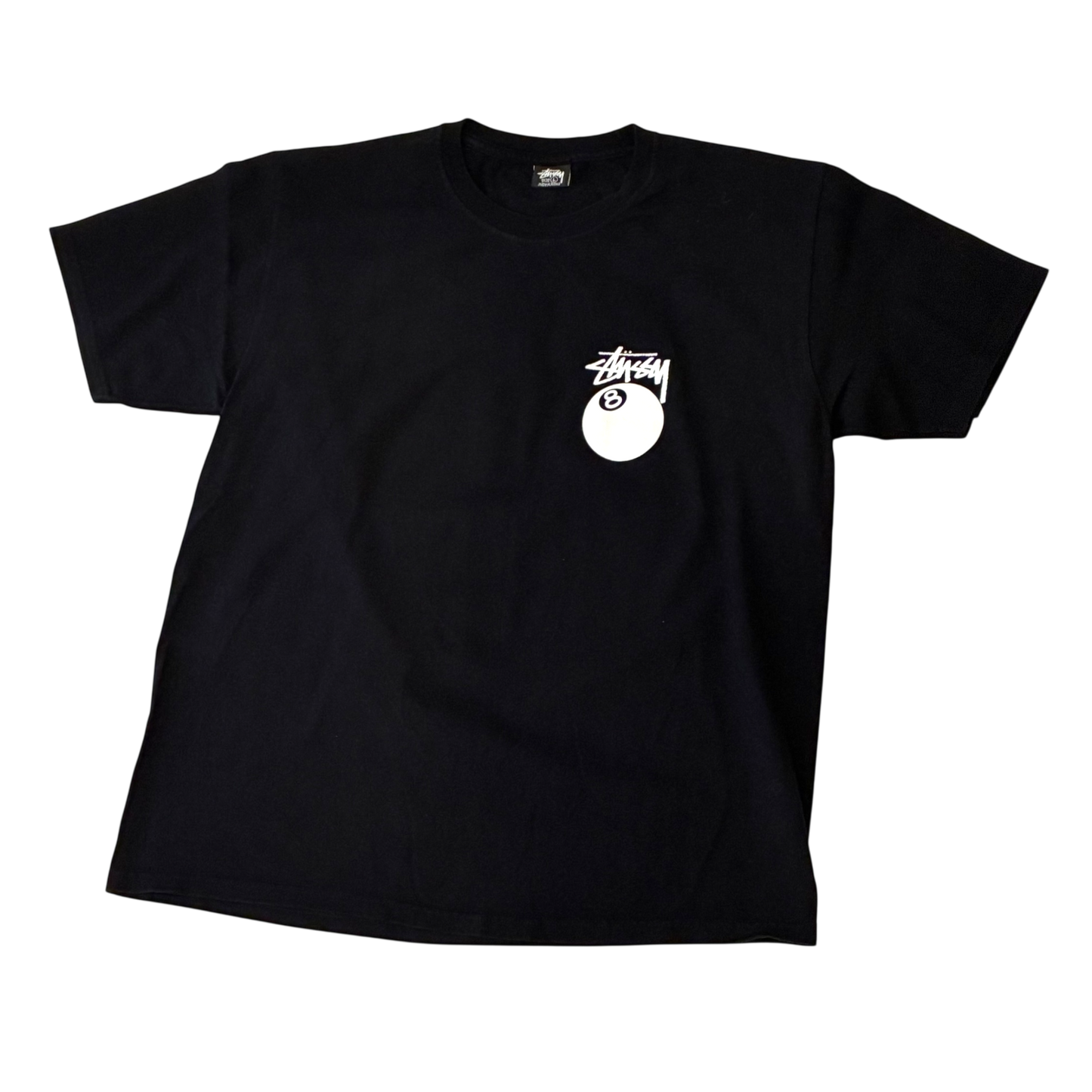 Stussy - Black Eight Ball Graphic T-Shirt