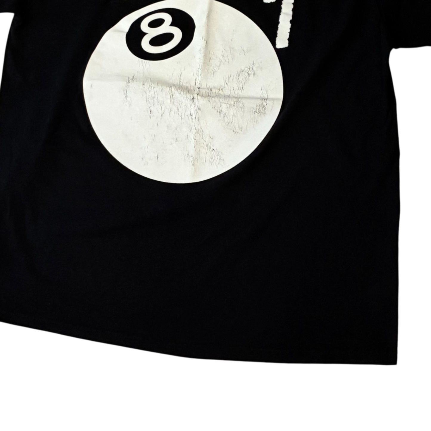 Stussy - Black Eight Ball Graphic T-Shirt