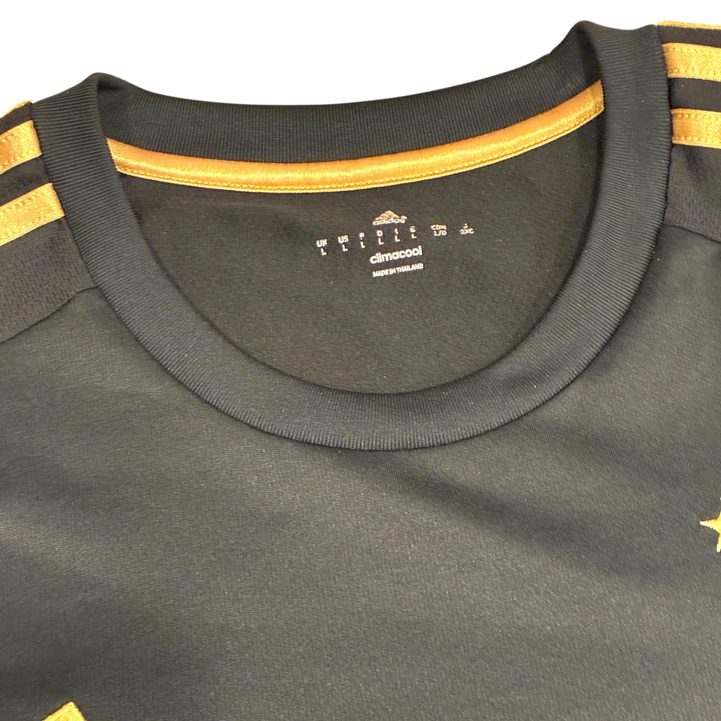 Adidas - Juventus 2015 Black Thirds Futbol Jersey