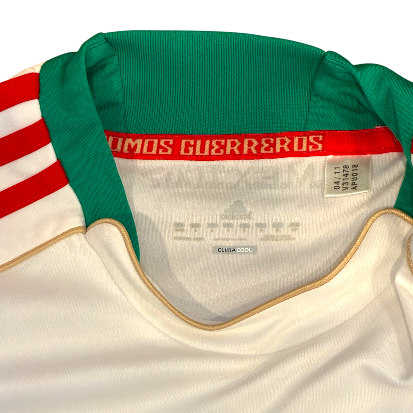 Adidas - Mexico National 2011 White Away Futbol Jersey