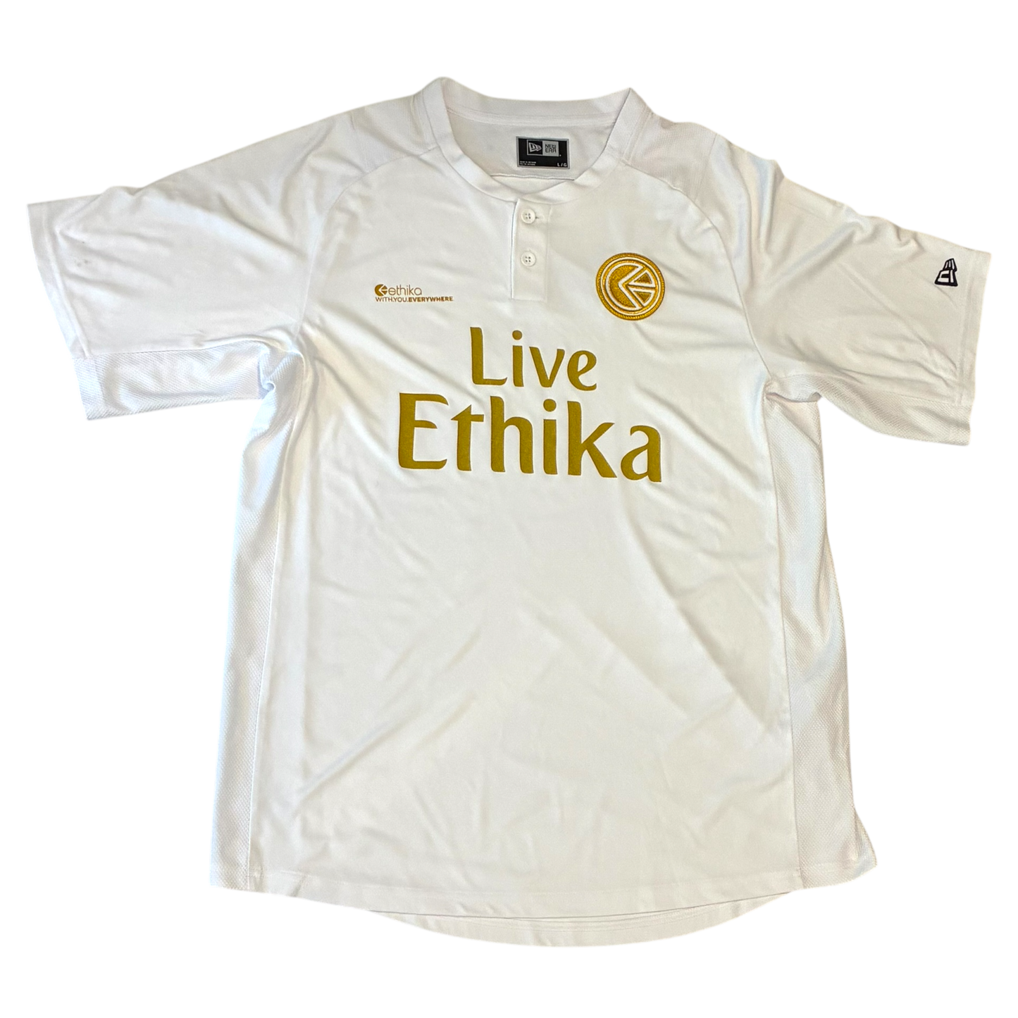 New Era x Ethika - White Patched Soccer Jersey