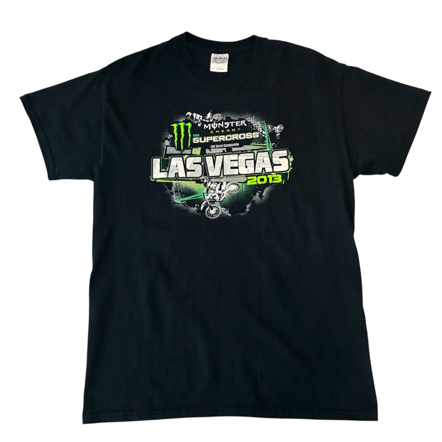 Gildan - Supercross Las Vegas 2013 Black Graphic T-Shirt