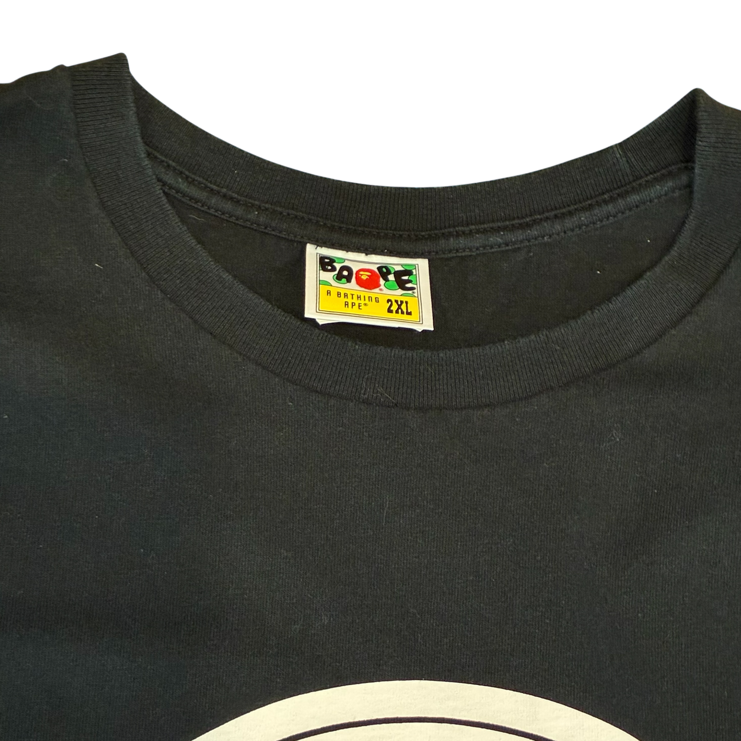 A Bathing Ape - BAPE White Busy Work Graphic Black T-Shirt