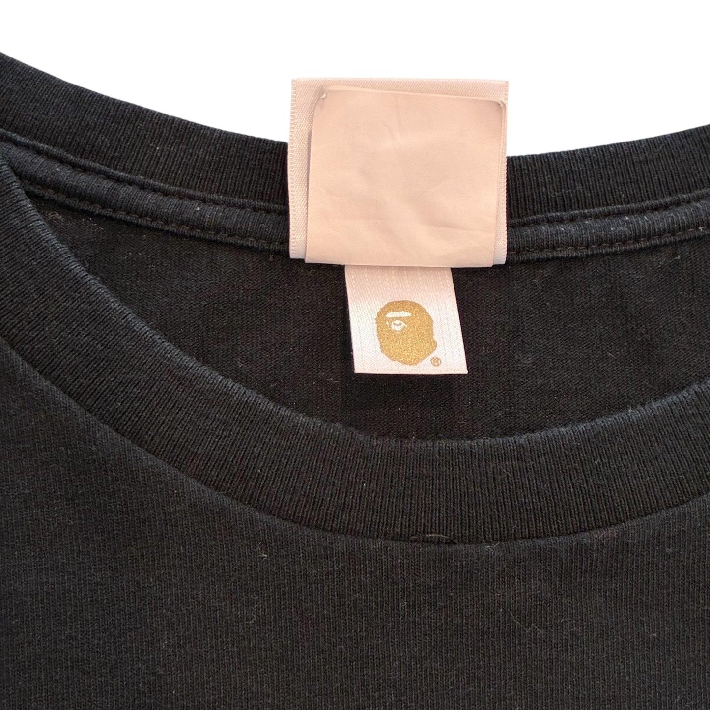 A Bathing Ape - BAPE White Busy Work Graphic Black T-Shirt