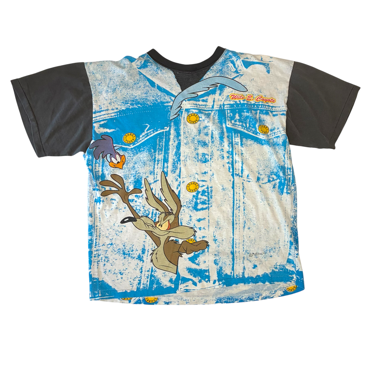 Warner Bros - Wile E Coyote AOP Graphic Vintage 1994 T-Shirt