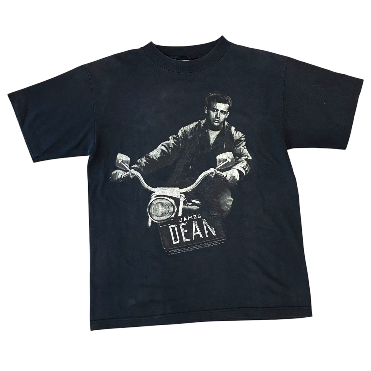 NJ Croce - James Dean Vintage 1982 Single Stitch Motorcycle T-Shirt