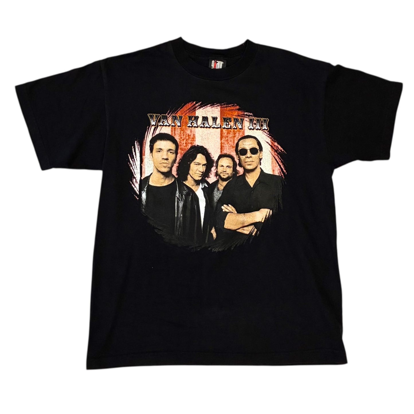 Giant - Van Halen III Tour Black Graphic Vintage 1998 T-Shirt