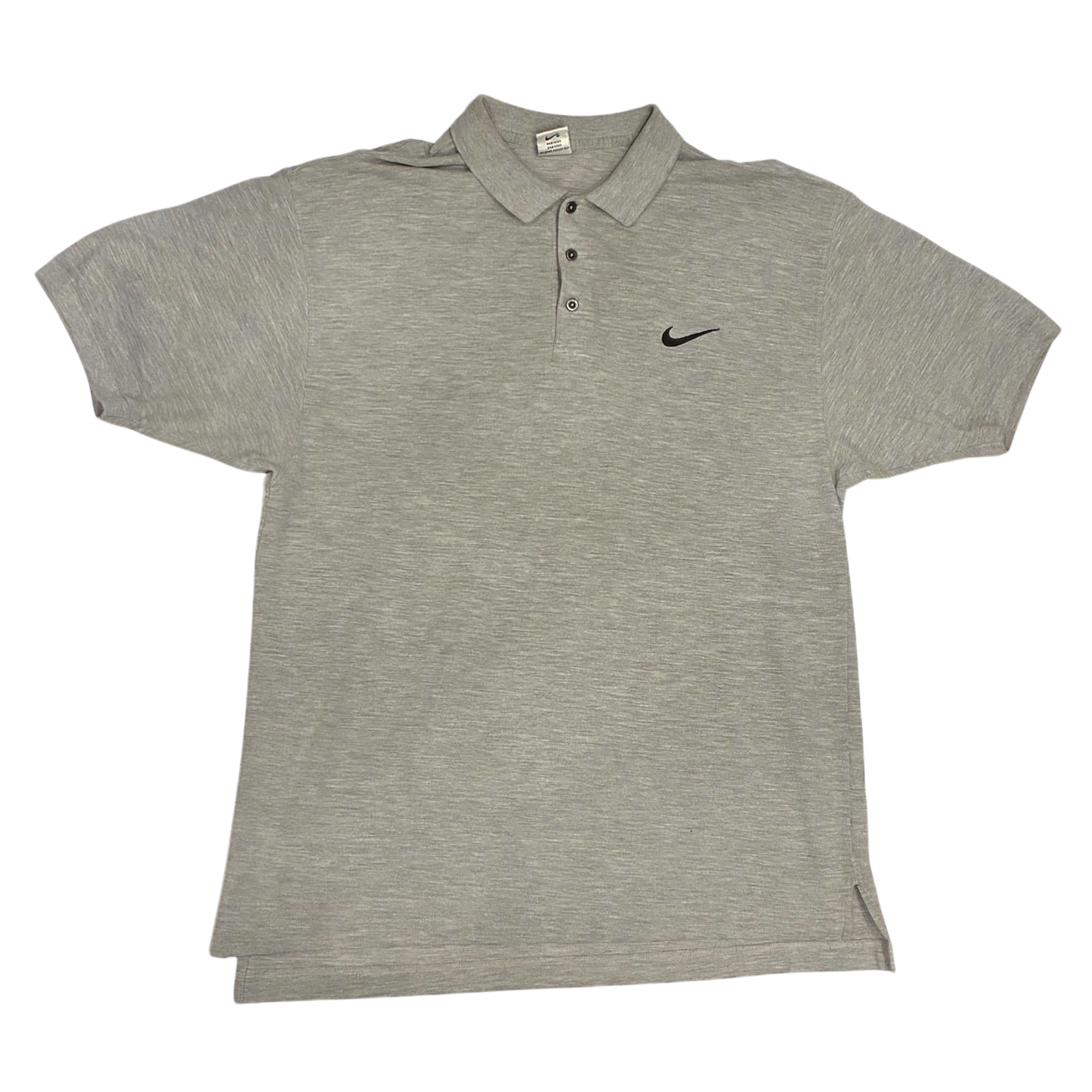 Nike - Grey Vintage 90s Polo T-Shirt