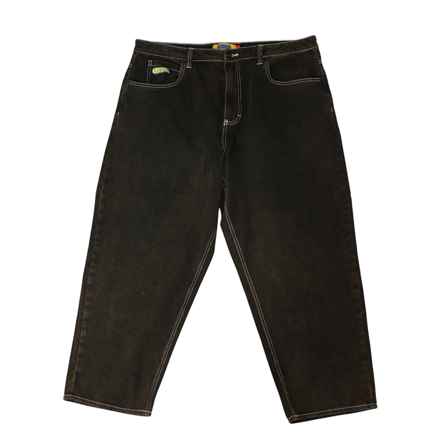 Empyre - Black Wide Leg Denim Jeans