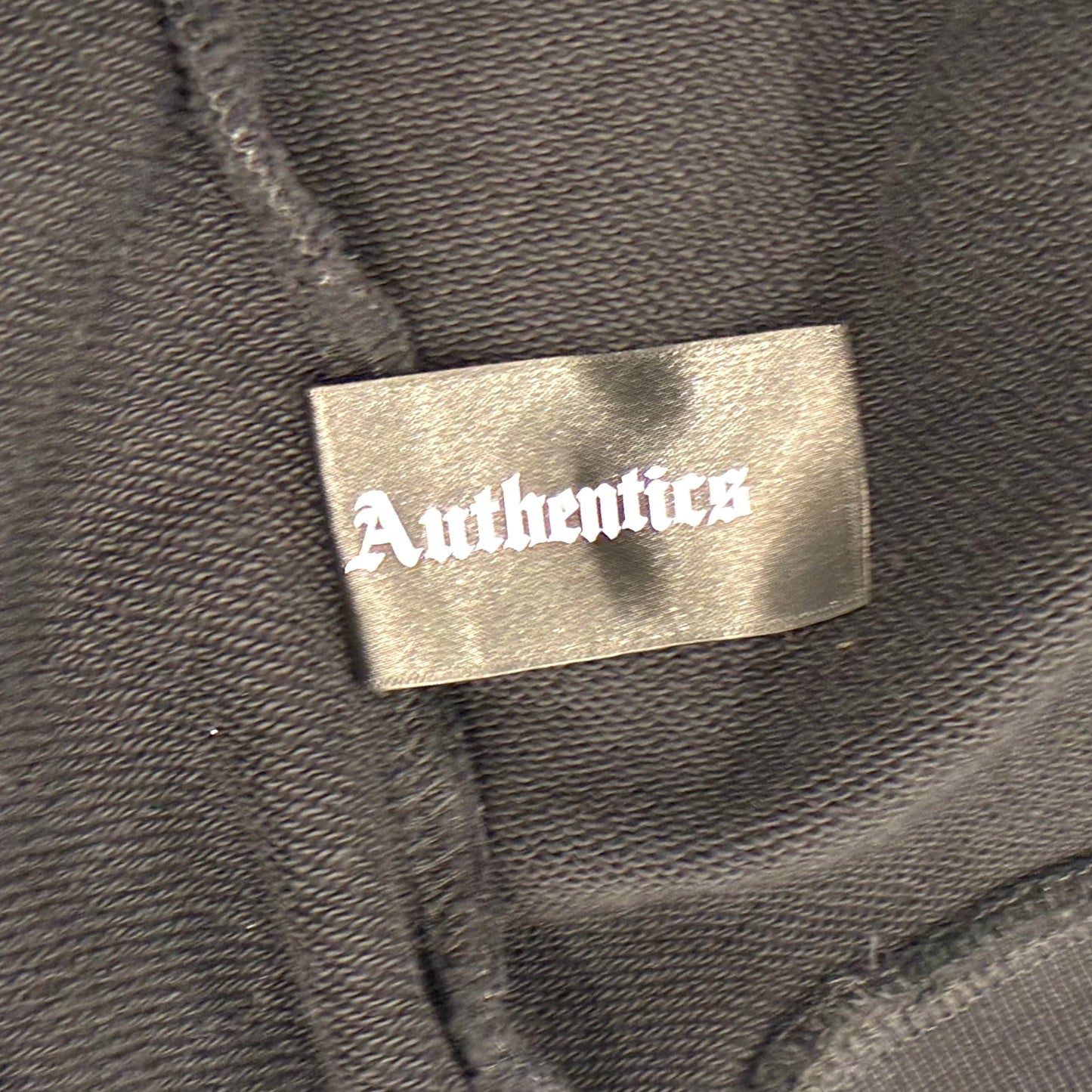 Authentics - Black Graphic Hoodie Sweatshirt