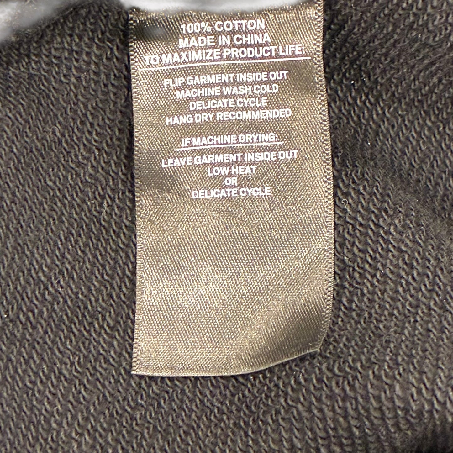 Authentics - Black Graphic Hoodie Sweatshirt