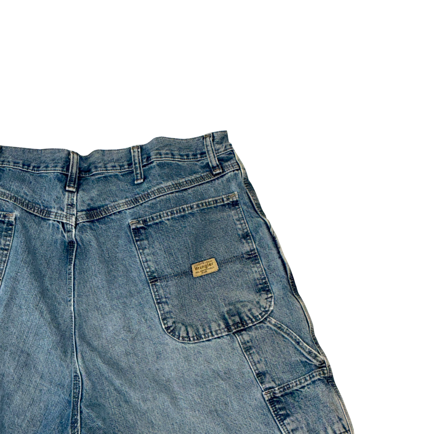 Wrangler - Light Blue Denim Vintage Y2K Workwear Shorts