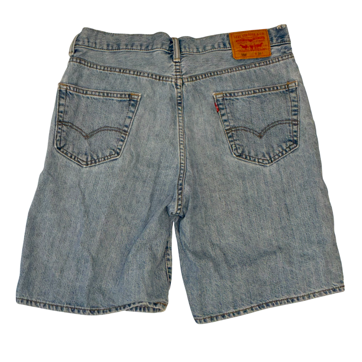 Levis - Light Blue Denim 550 Vintage Y2K Shorts