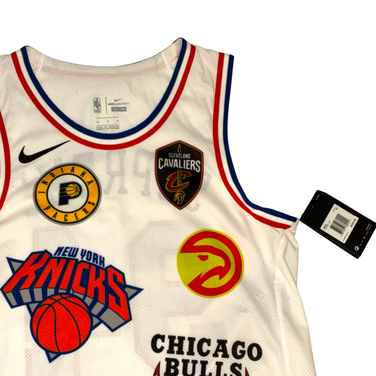 Supreme x Nike - NBA Logos AOP Basketball Deadstock White Jersey