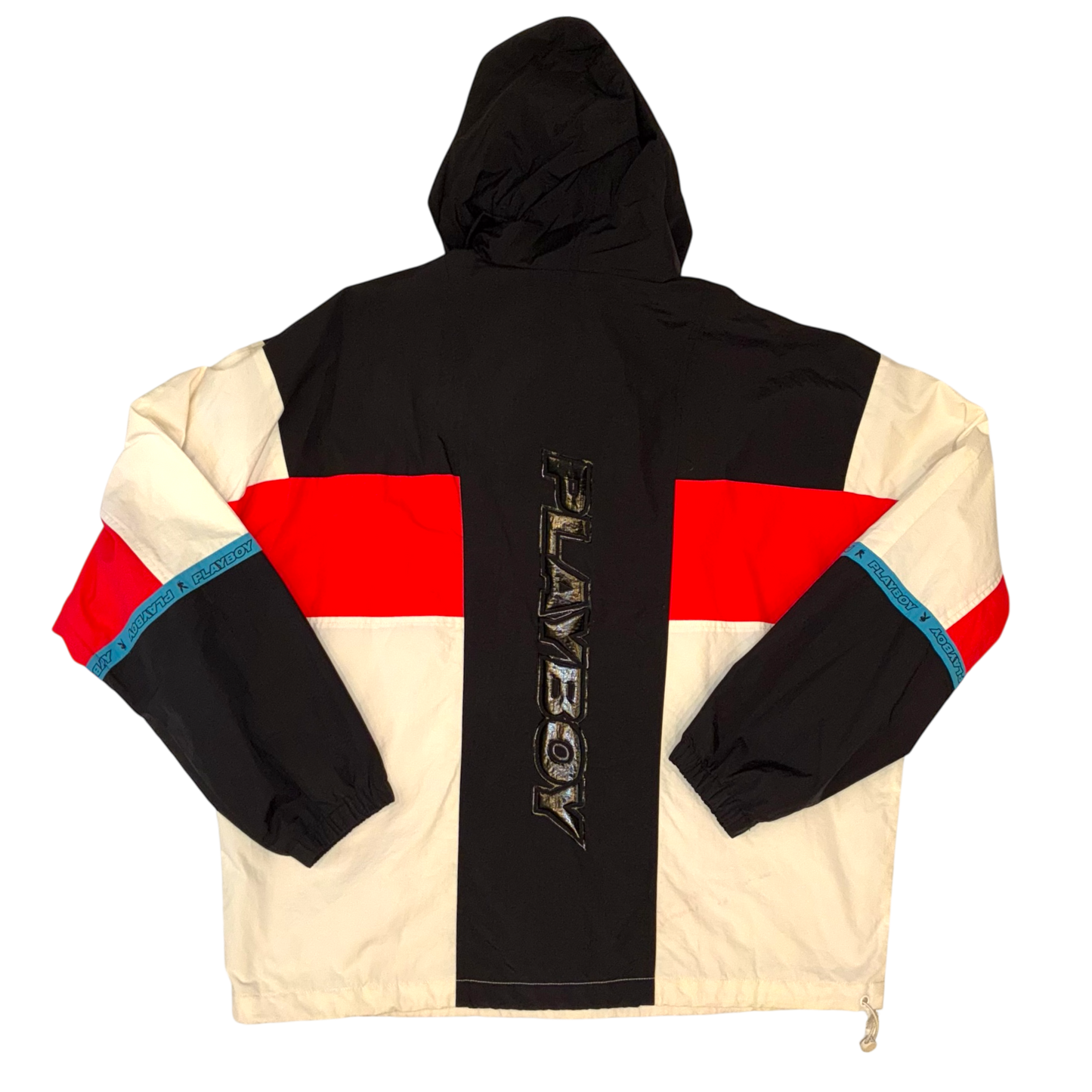 Playboy by Pacsun - Half Zip Multi Color Windbreaker Jacket