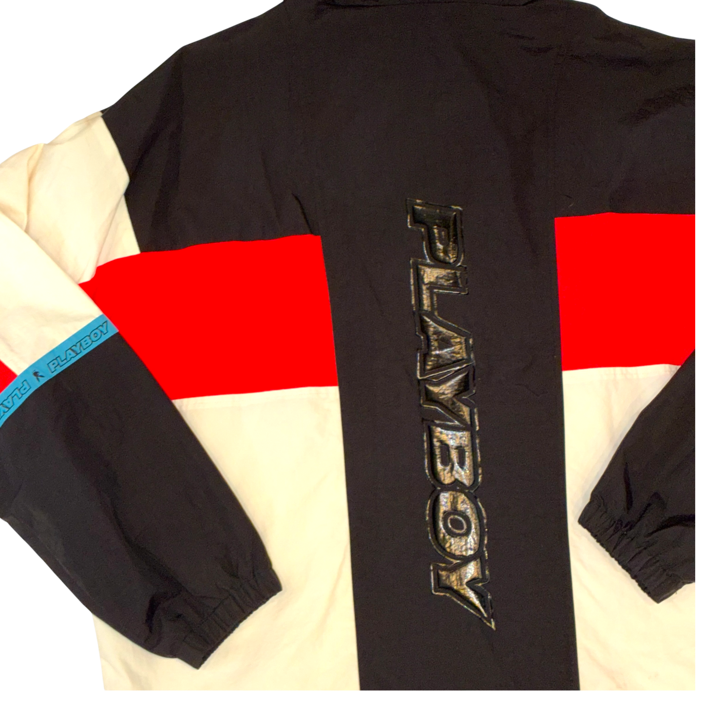 Playboy by Pacsun - Half Zip Multi Color Windbreaker Jacket