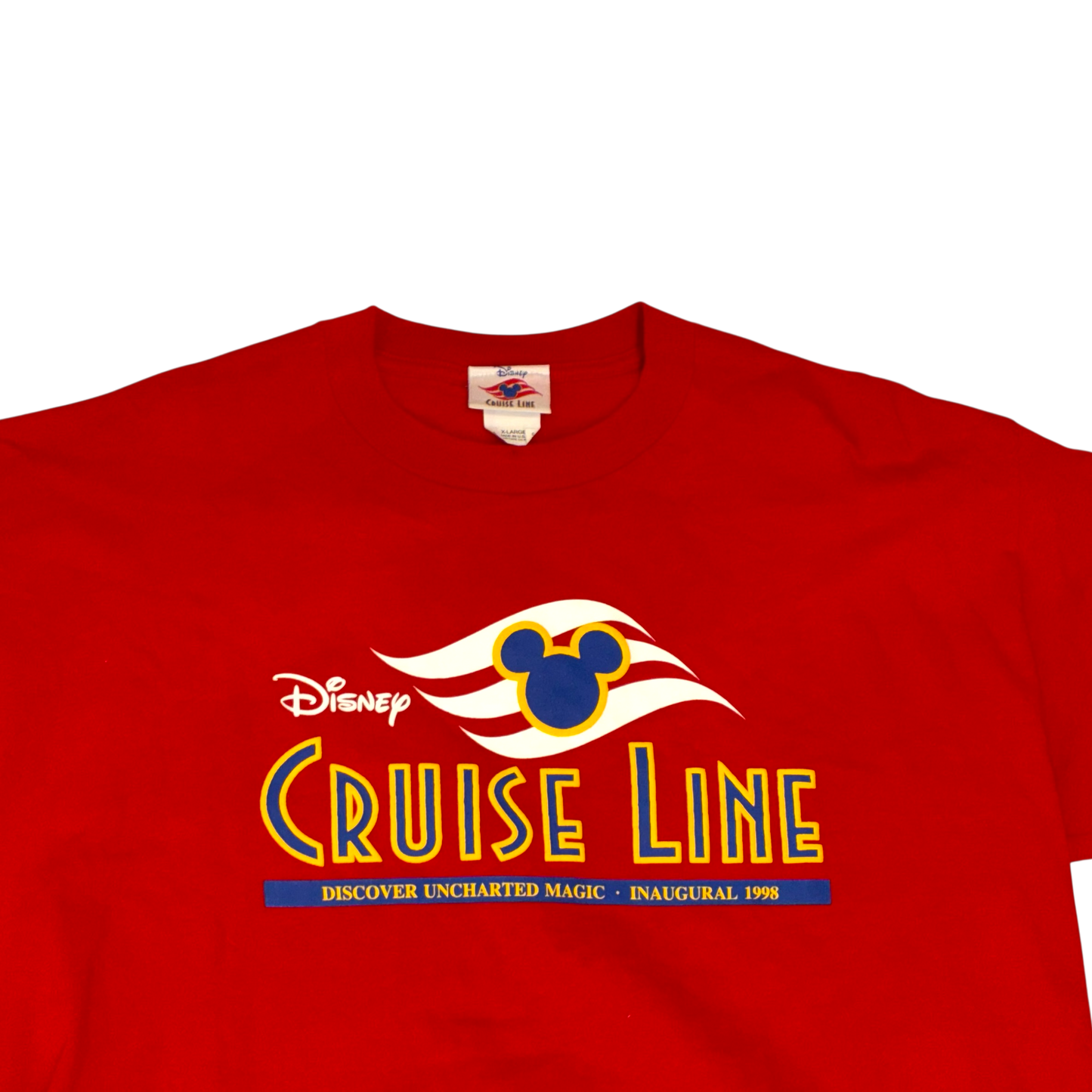 Disney Cruiseline - Red Graphic Vintage Y2K T-Shirt