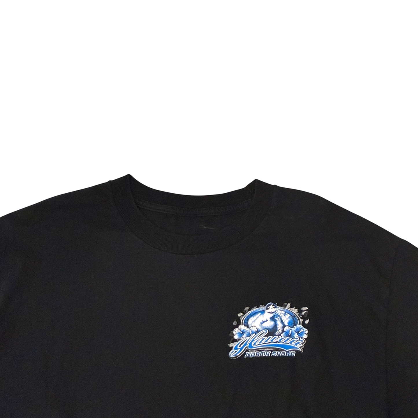 Hawaii - North Shore Black Graphic Vintage Y2K T-Shirt