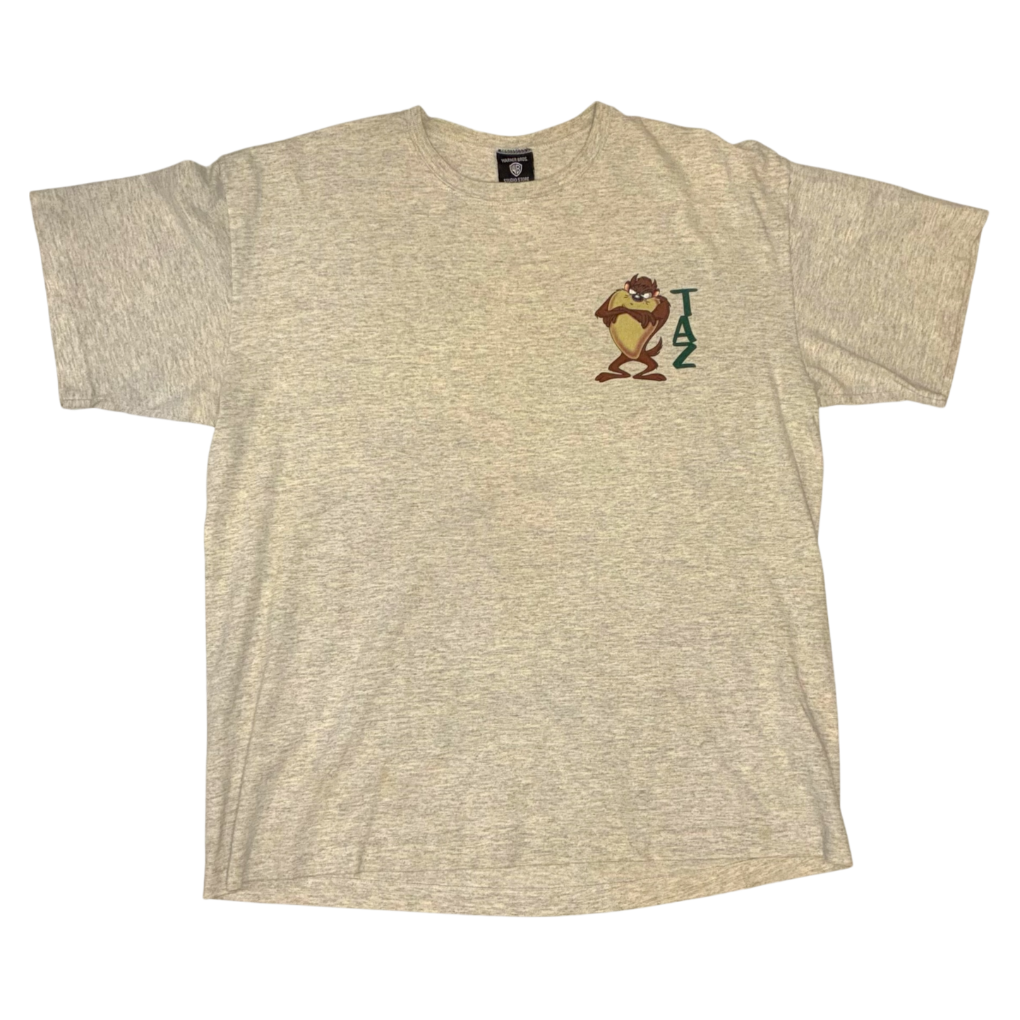 Warner Bros Studios - Taz Heather Grey Vintage 90s Looney Tunes T-Shirt