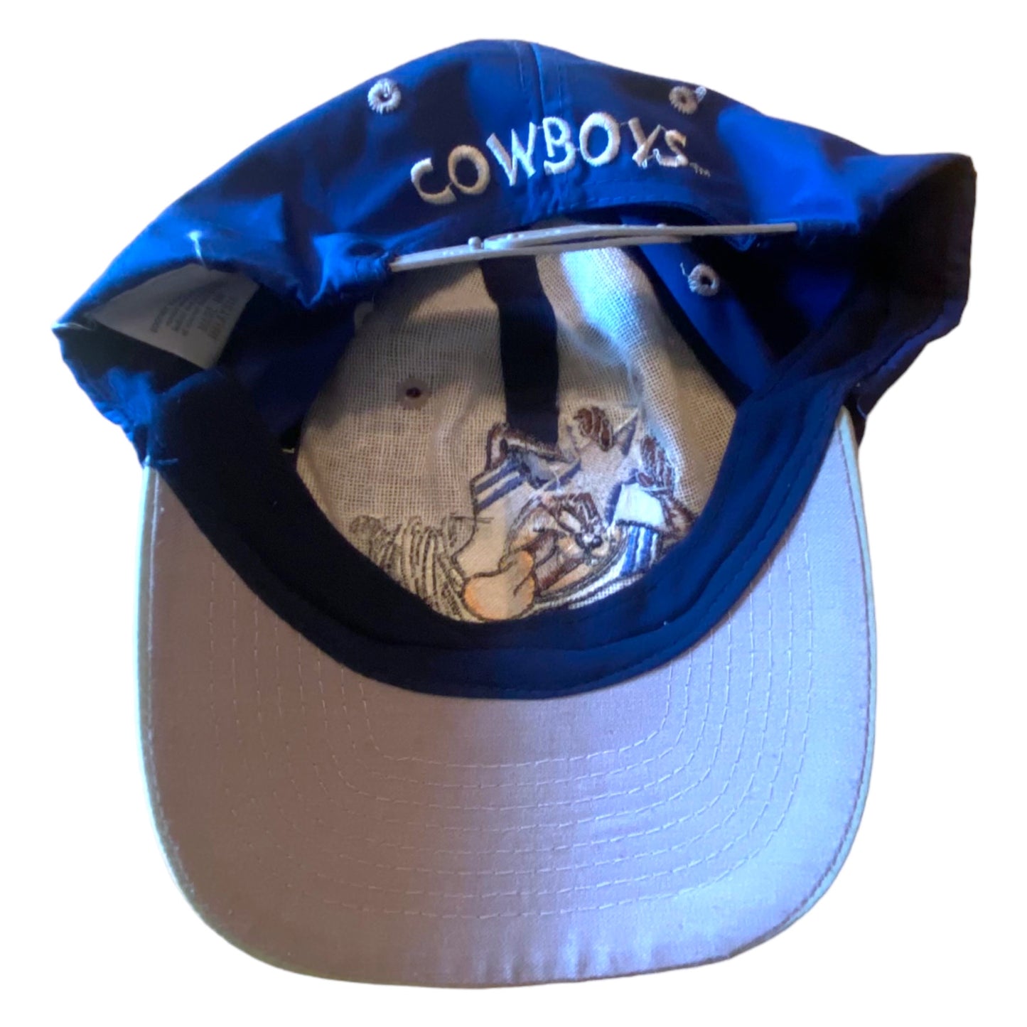Looney Tunes - Taz Dallas Cowboys 1993 Vintage Snapback Hat