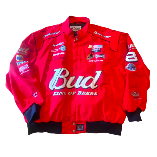 Chase Authentics - Dale Earnhardt Jr. Red Budweiser Vintage Jacket