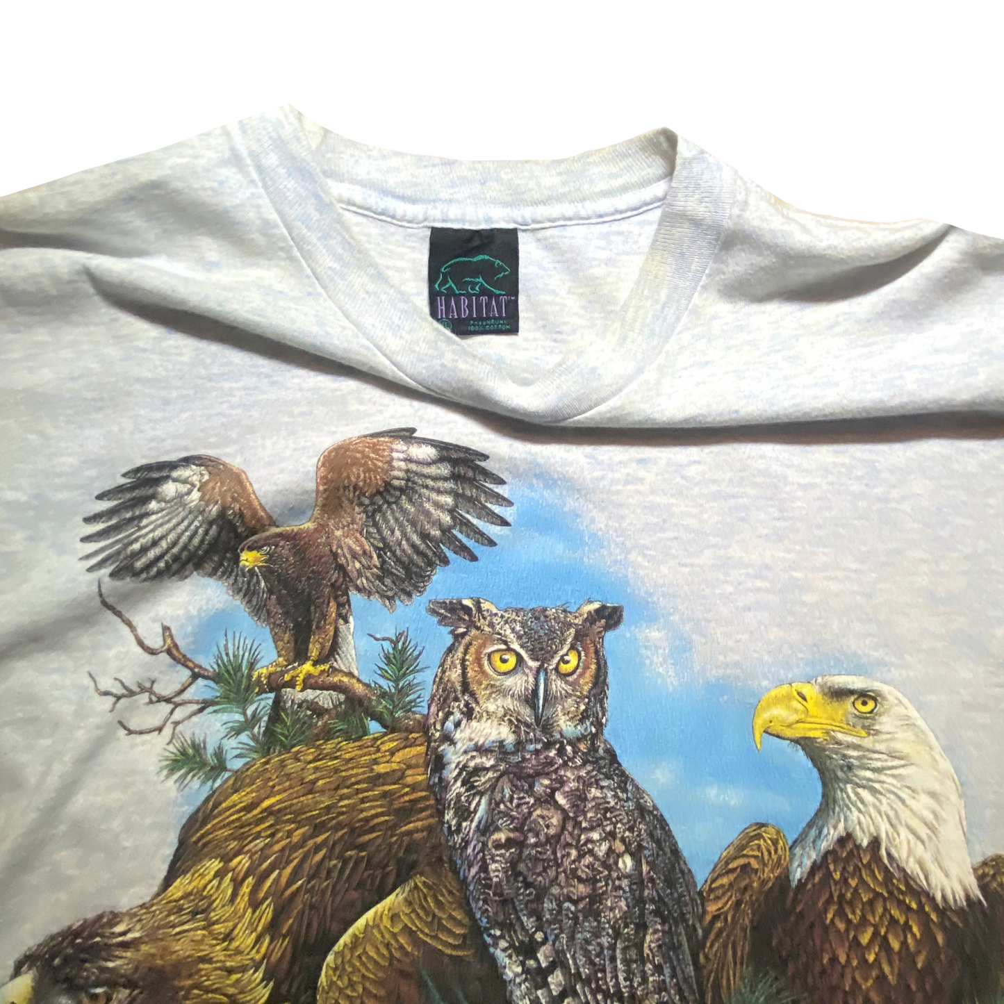 Habitat - Birds Prey Vintage 90s Graphic T-Shirt