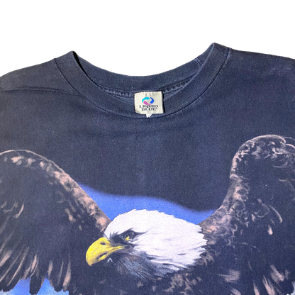 Liquid Blue - Freedom Eagle Vintage 90s T-Shirt