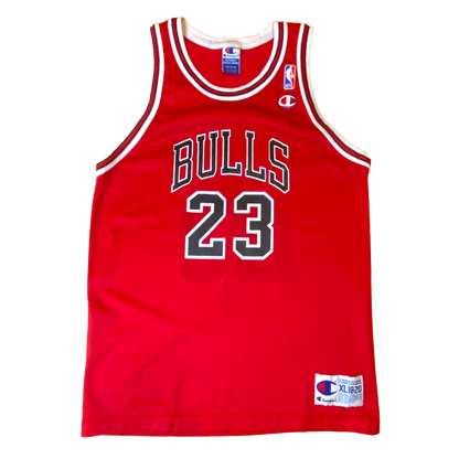 Champion - Michael Jordan Chicago Bulls Red Youth Vintage 90s Jersey