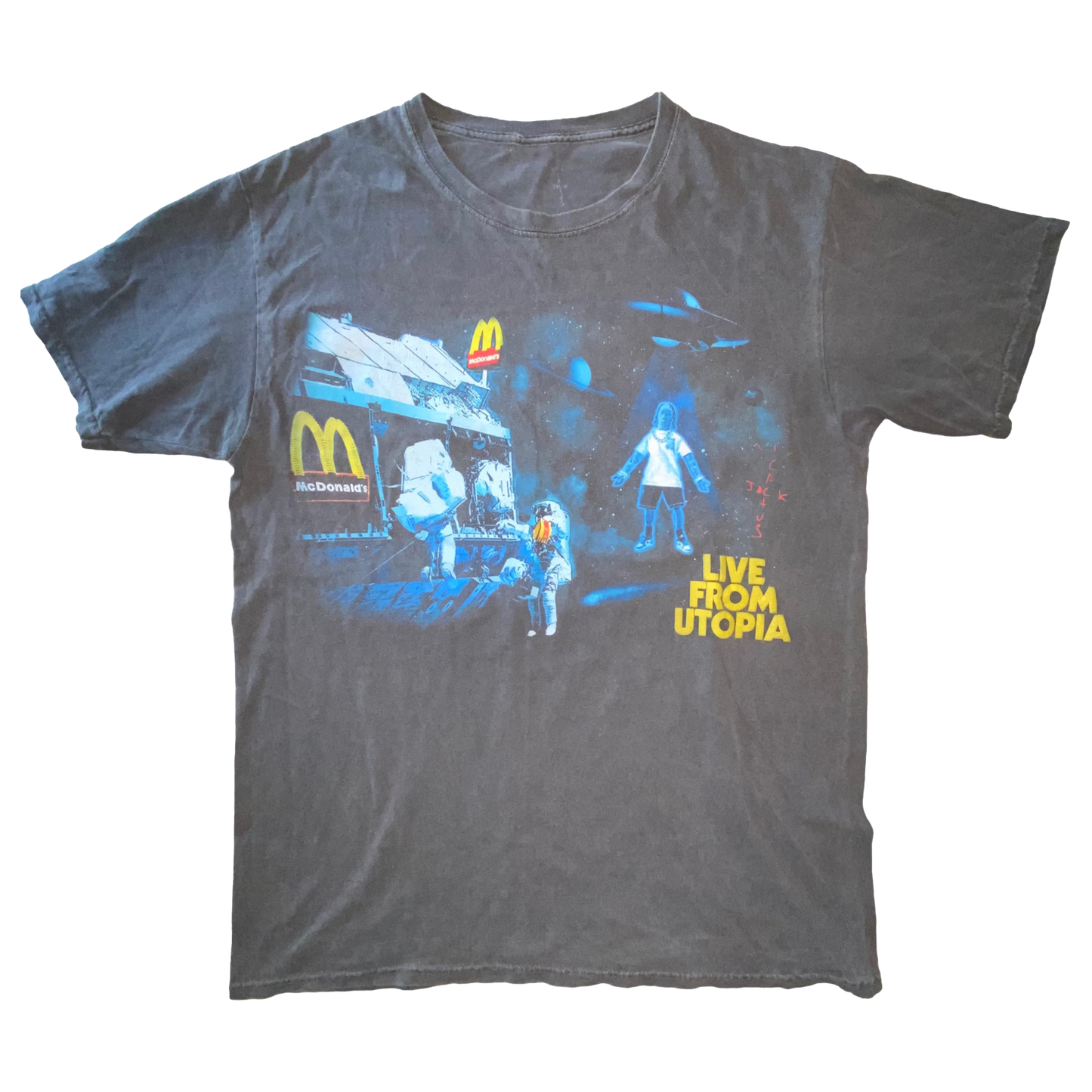 Mcdonalds x Travis Scott - Graphic Grey T-Shirt